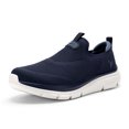 thumbnail image 1 of Fittington Men's Wide Slip on Walking Shoes - Hands Free Lightweight Sneakers with Arch Support & Cushioned Sole, Easy on & off, 1 of 11