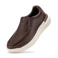 thumbnail image 1 of Fittington Men's Wide Width Slip On Dress Shoes Water-Resistant Lightweight Casual Business Oxfords Leather Shoes 10 Extra Wide, 1 of 11