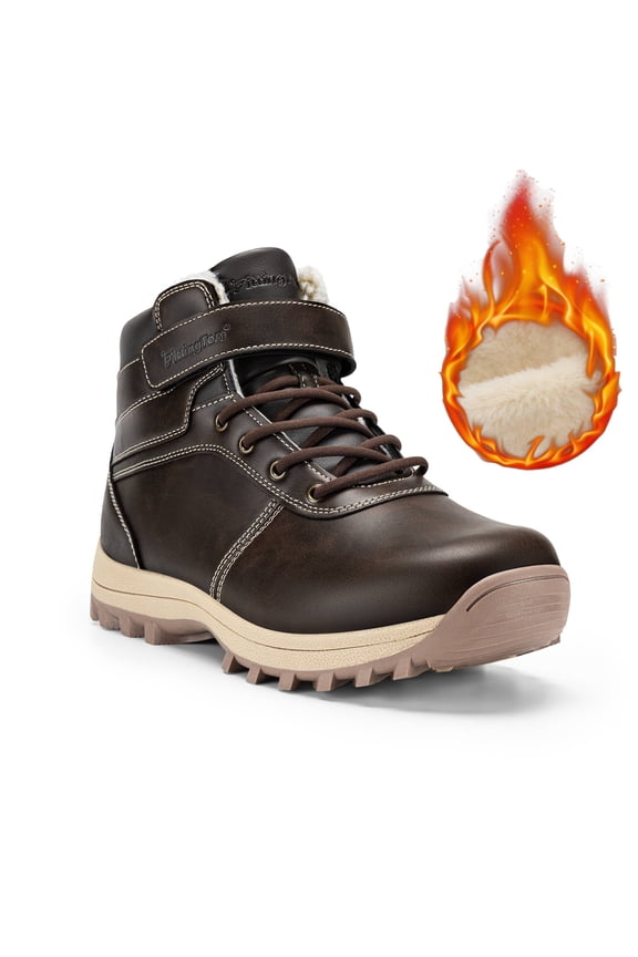 Wide Men's Winter Boots Outdoor Mid Calf Hiking Boot