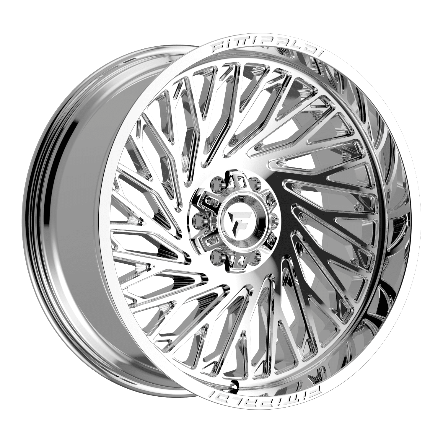 Fittipaldi Offroad Aluminum 22" Wheel 8x170 Pattern 22x10", Mirror Coat