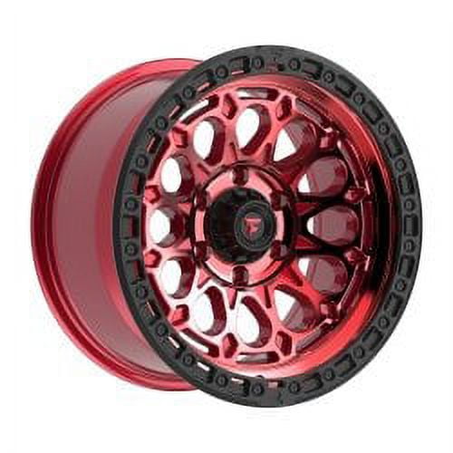 Fittipaldi Offroad FT101RTB 18 in Ring Wheel 6x135 18x9 Machined Red Tint with Black Ring