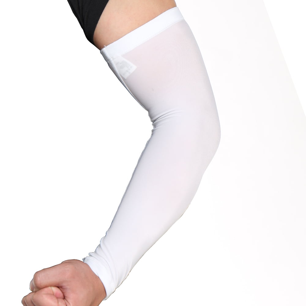We Ball Sports Compression Padded Arm Sleeve - Cooling, Moisture Wicking,  Breathable For Basketball, Football, Baseball (Black, L) 