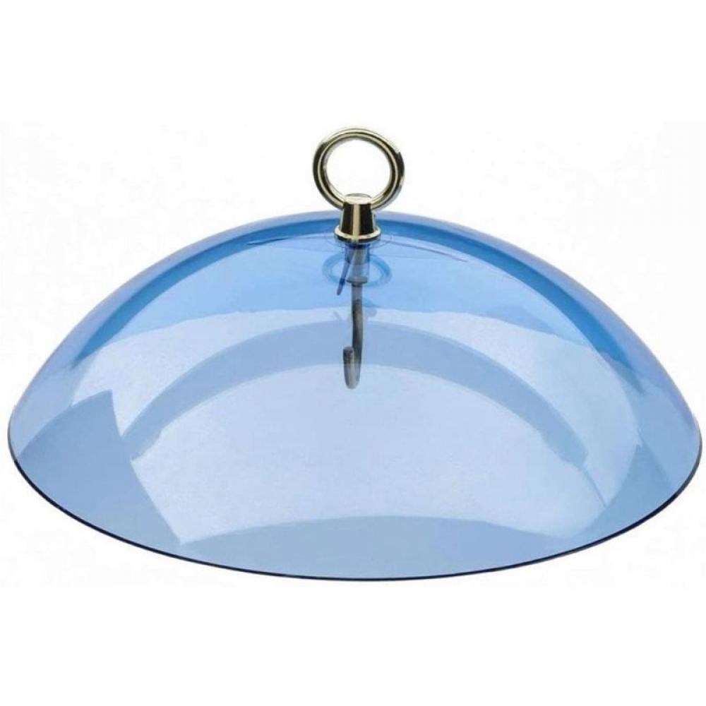 Blue Acrylic Protective Dome Cover for Hanging Bird Feeders