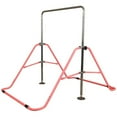 thumbnail image 1 of Fitvids Adjustable Kids Gymnastics Bar, Foldable Training Gym Equipment, Pink, 1 of 5