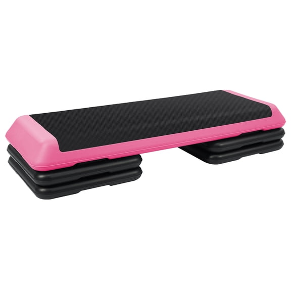 Fitvids Aerostep Adjustable Exercise Step Platform with 4 Risers for Strength Training