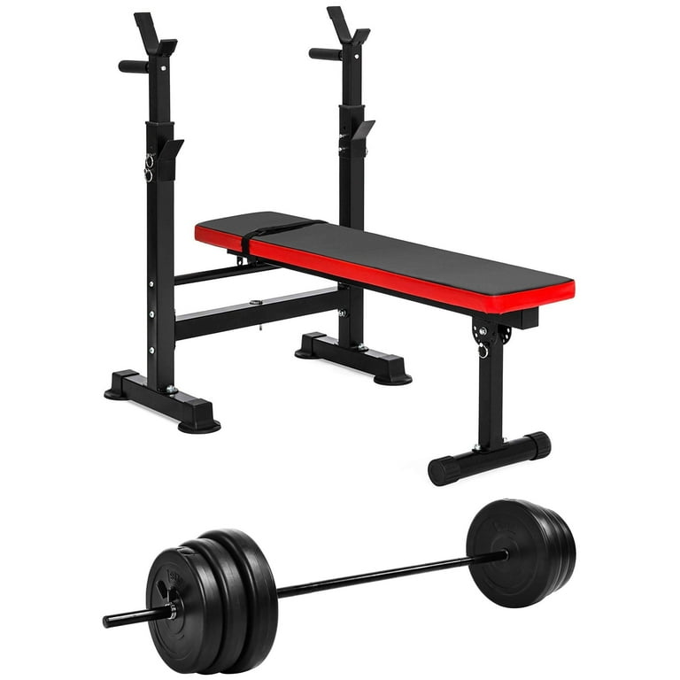 Workout bench set walmart sale
