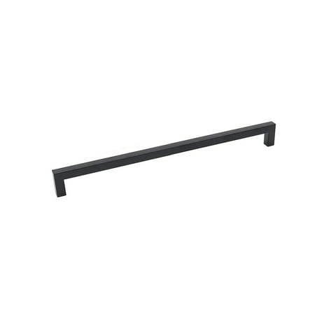 Fitviso 10 Pack 12 Inch (Center to Center) Matte Black Stainless Steel Drawer Pulls for Cabinets,Dresser,Bathroom