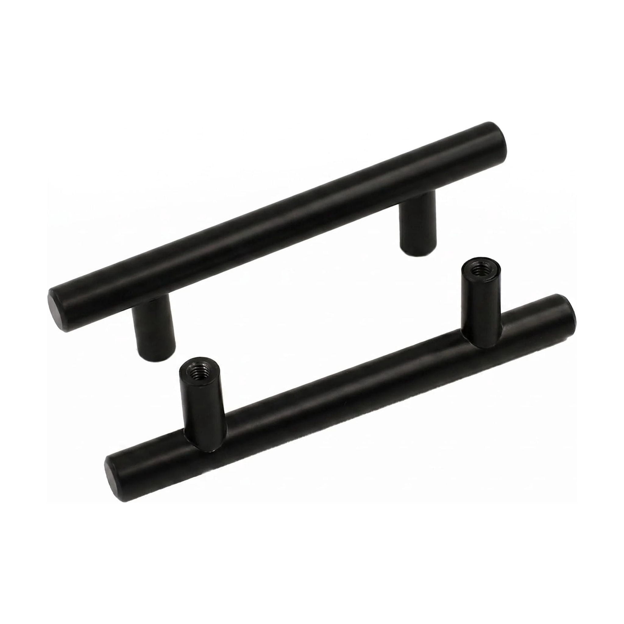 Fitviso 10 Pack 3-1/4 inch (Center to Center) Matte Black Cabinet Pulls