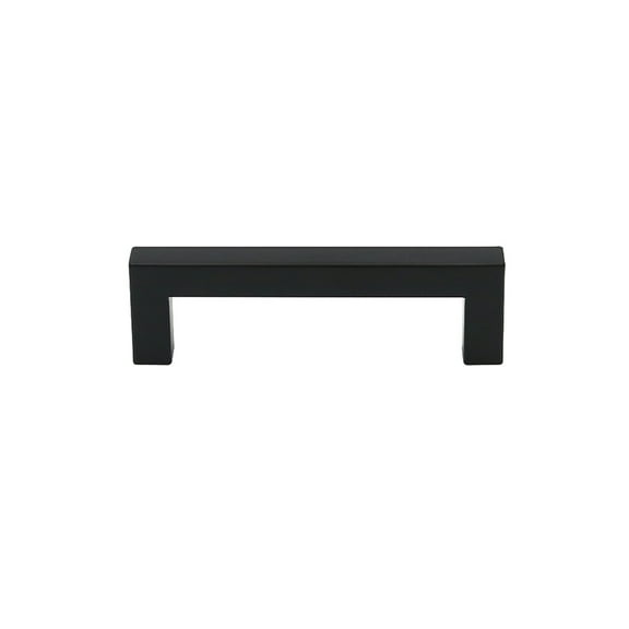 Fitviso 25 Pack 4-1/2 Inch(115MM) Matte Black Kitchen Cabinet Handles Drawer Pulls for Kitchen Bathroom Cupboard