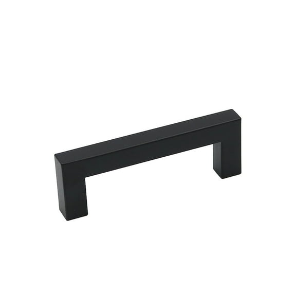 Fitviso 25 Pack 3-1/2 Inch(90mm) Matte Black Kitchen Cabinet Handles Drawer Pulls for Cabinets Cupboard