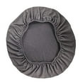 thumbnail image 1 of Fityle Removable Stretchable Dining Chair Seat Cover for Wedding Banquet Party Decorations, for 35-50cm (13.8-20'') Diameter - Grey, 1 of 2