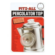 Tops Fitz-All Coffee Percolator Replacement Top, Glass, 13/16-Inch to 1-1/2-Inch