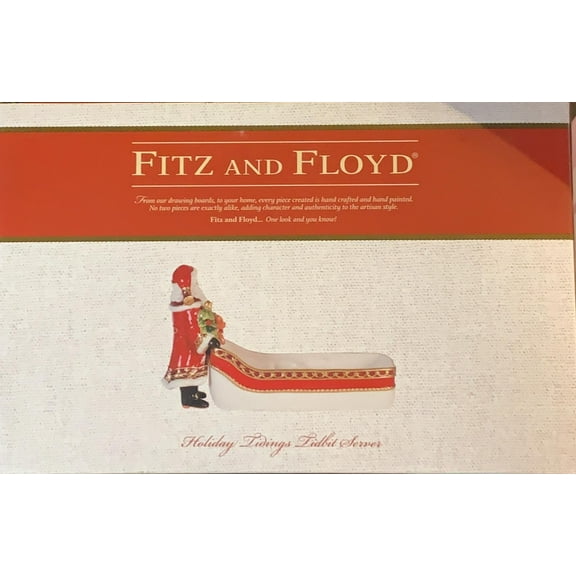 Fitz & Floyd Holiday Tidings Tidbit Server
