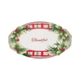 thumbnail image 1 of Fitz and Floyd 5235265 Tartan Christmas Holiday Tray, Standard, Multicolored, 1 of 4
