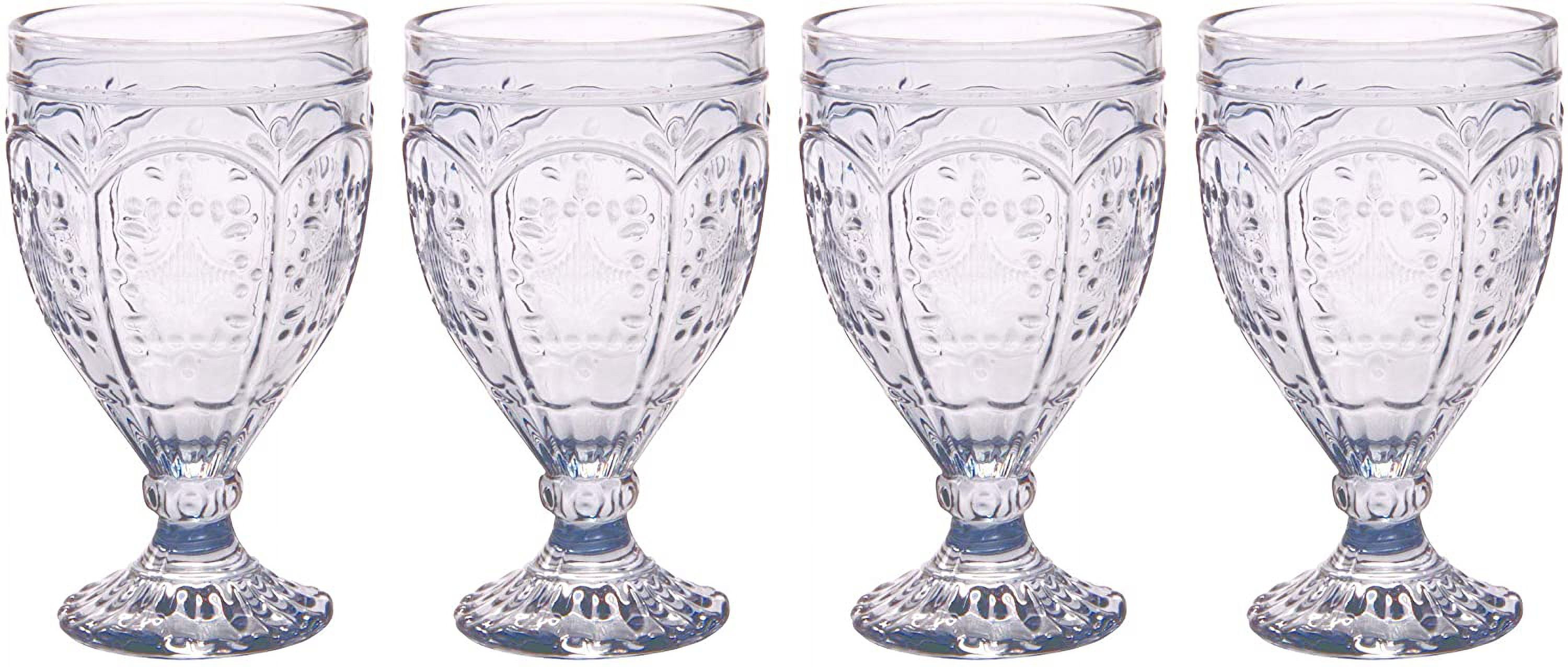 Fitz and Floyd Trestle Highball Glasses Clear - Set of 4