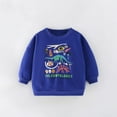 thumbnail image 1 of Boys Cartoon Pattern Printing Crew Neck Casual Pullover, 1 of 9