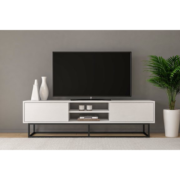 Fitzgibbon Tv Stand Wooden White