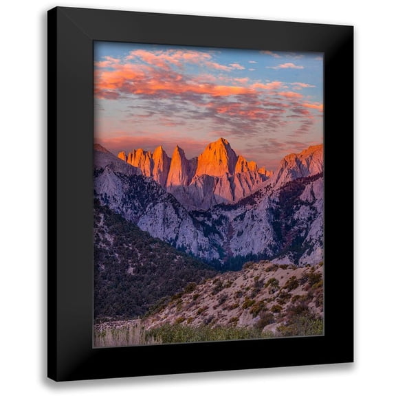 Fitzharris, Tim 11x14 Black Modern Framed Museum Art Print Titled - Mount Whitney-Sequoia National Park Inyo-National Forest-California