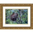 thumbnail image 1 of Fitzharris, Tim 14x11 Gold Ornate Wood Framed with Double Matting Museum Art Print Titled - Red Squirrel eating rosehips, 1 of 4