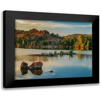 Fitzharris, Tim 14x12 Black Modern Framed Museum Art Print Titled - Inks Lake State Park-Texas-USA