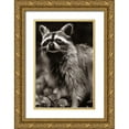 thumbnail image 1 of Fitzharris, Tim 17x24 Gold Ornate Wood Framed with Double Matting Museum Art Print Titled - Raccoon Sepia, 1 of 4