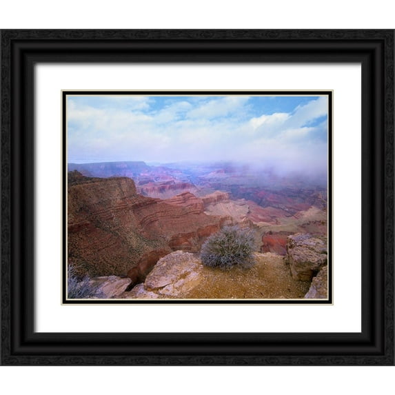 Fitzharris, Tim 18x15 Black Ornate Wood Framed with Double Matting Museum Art Print Titled - Moran Point-South Rim-Grand Canyon National Park-Arizona