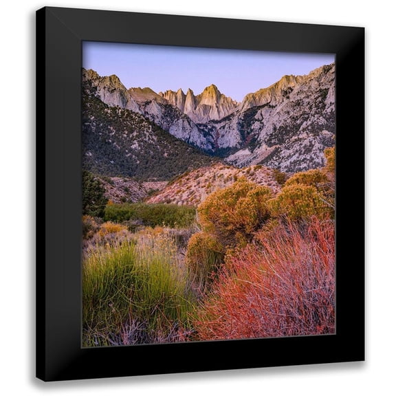 Fitzharris, Tim 20x24 Black Modern Framed Museum Art Print Titled - Mount Whitney-Sequoia National Park Inyo-National Forest-California