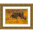 thumbnail image 1 of Fitzharris, Tim 32x23 Gold Ornate Wood Framed with Double Matting Museum Art Print Titled - Cheetah prowling, 1 of 4