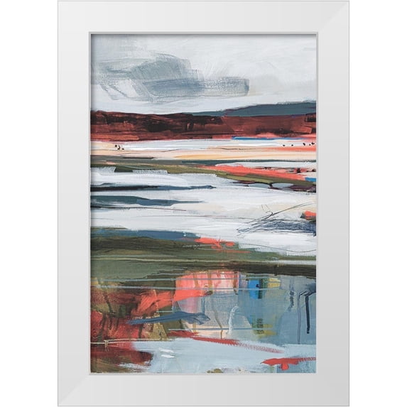 Fitzsimmons, A. 13x18 White Modern Wood Framed Museum Art Print Titled - Before Night Falls II