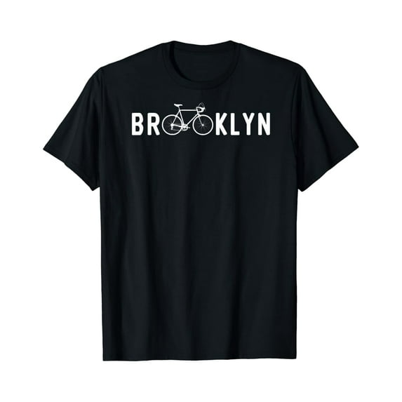 Fitzy Brooklyn Bicycle Cycling Lover Vintage Gift T Shirt Full Size S
