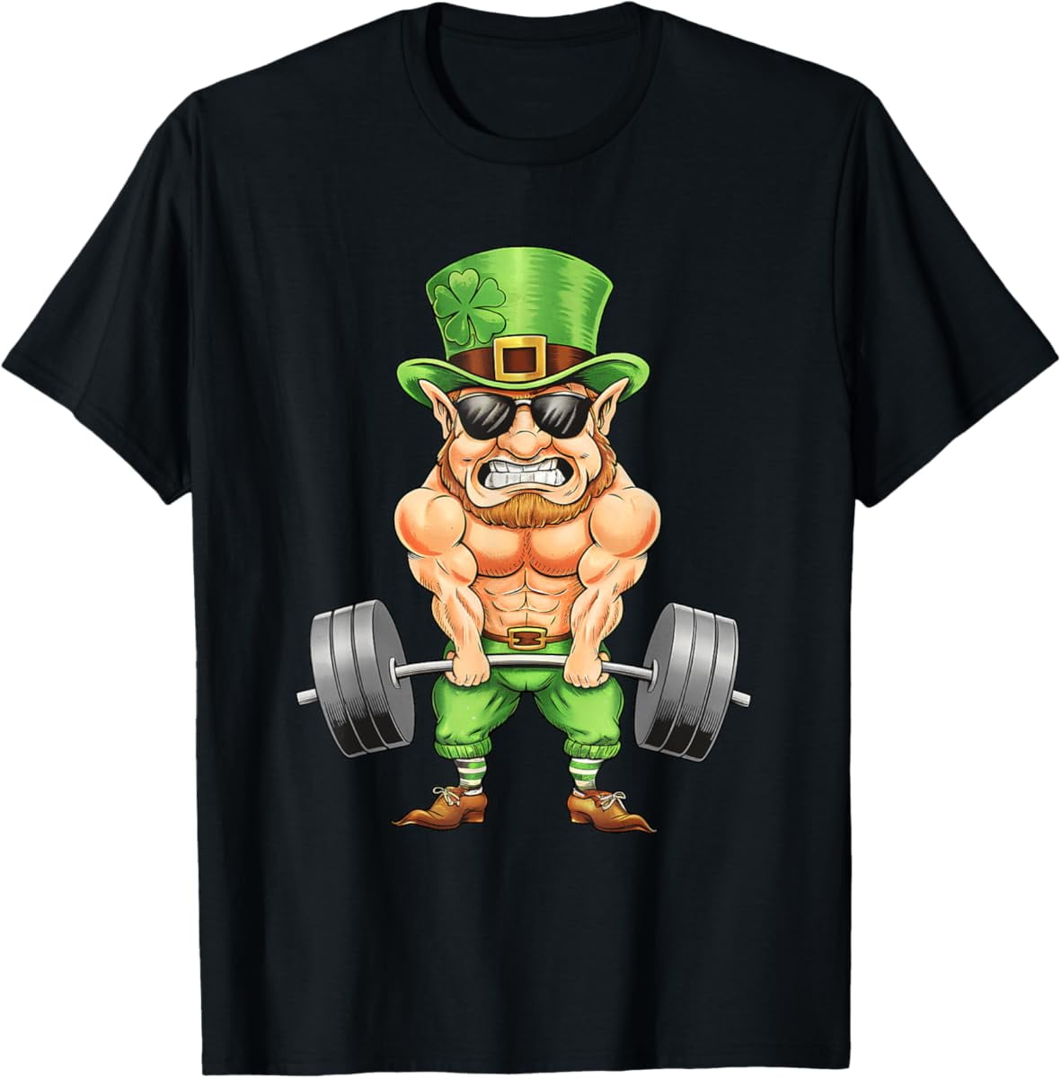 Saint Patrick's Day Costume Digital Printed With Hip Lifting Fitness Pants