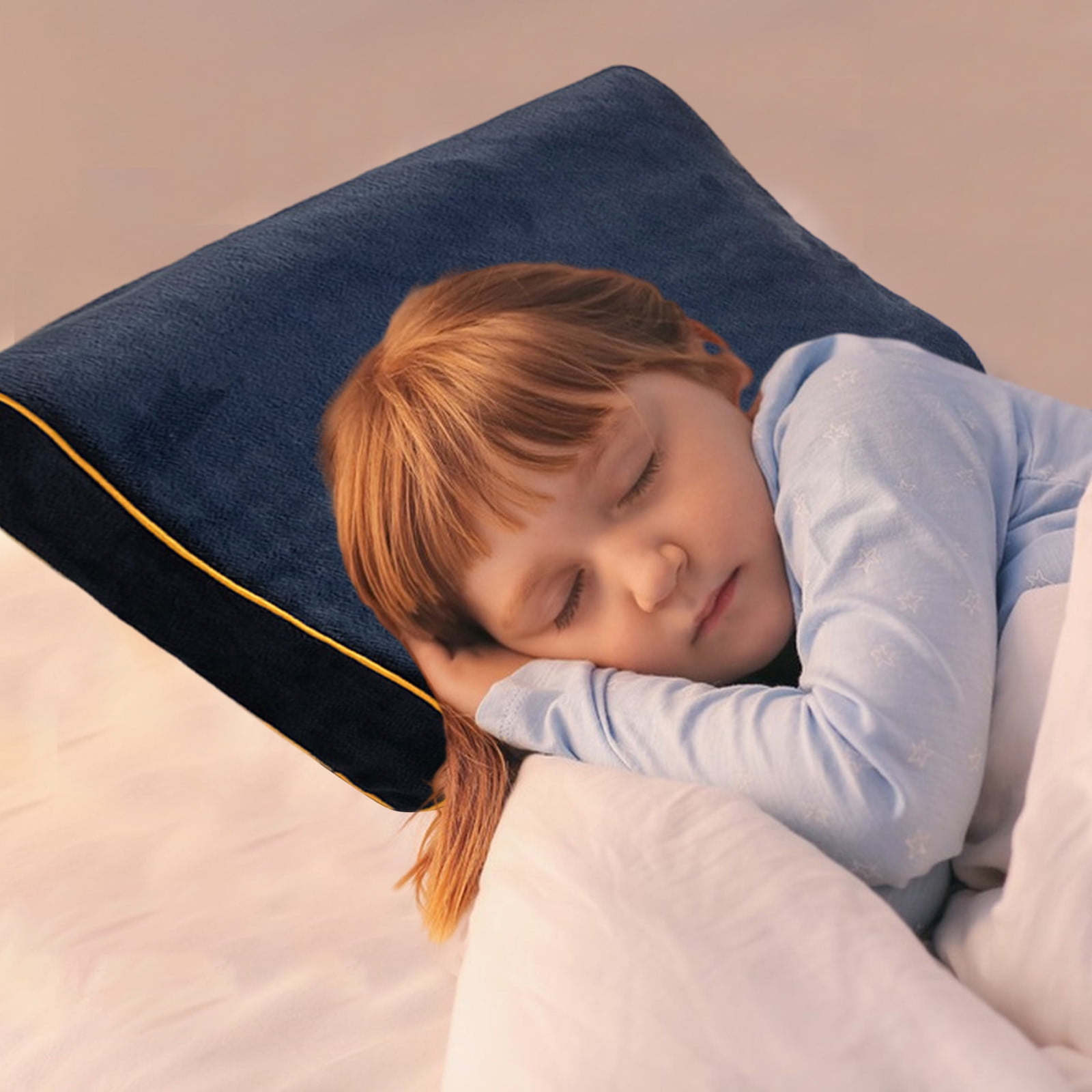 Fiudx Memory Foam Pillowcase, Ergonomic Pillowcase for Neck and