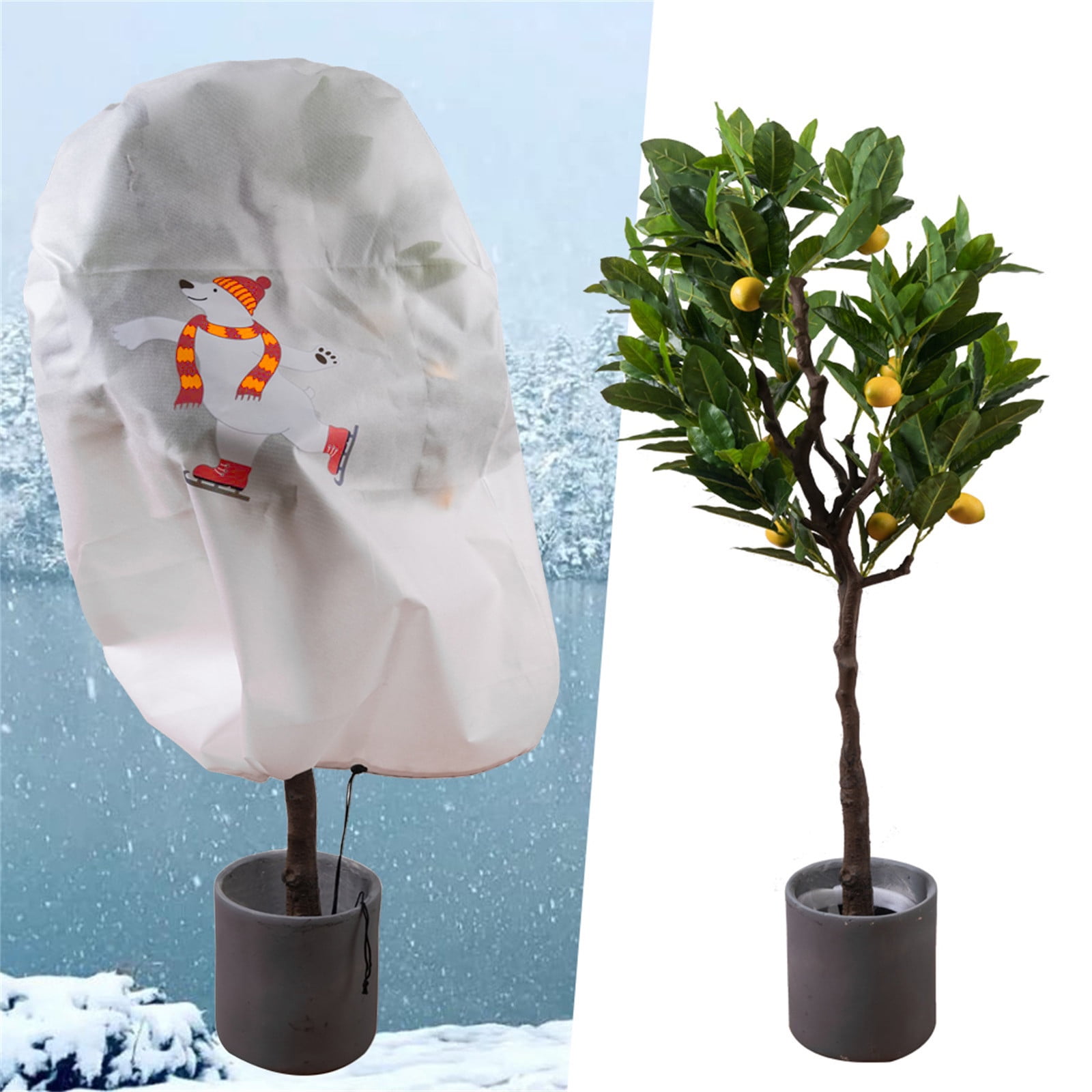 Fiudx Plant Covers for Animals Warm Cover Tree Shrub Plant Protecting