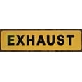 thumbnail image 1 of Five (5) PCS Exhaust Sticker Decal Sign (White, 3X6 INCH, Vinyl Sticker) (ref-2201), 1 of 3