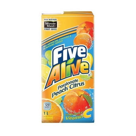 Five Alive Passionate Peach Citrus - 1L (33.8 fl oz)