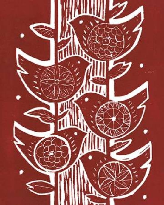 Five Birds Canvas Art - Amanda Colville (24 x 30)