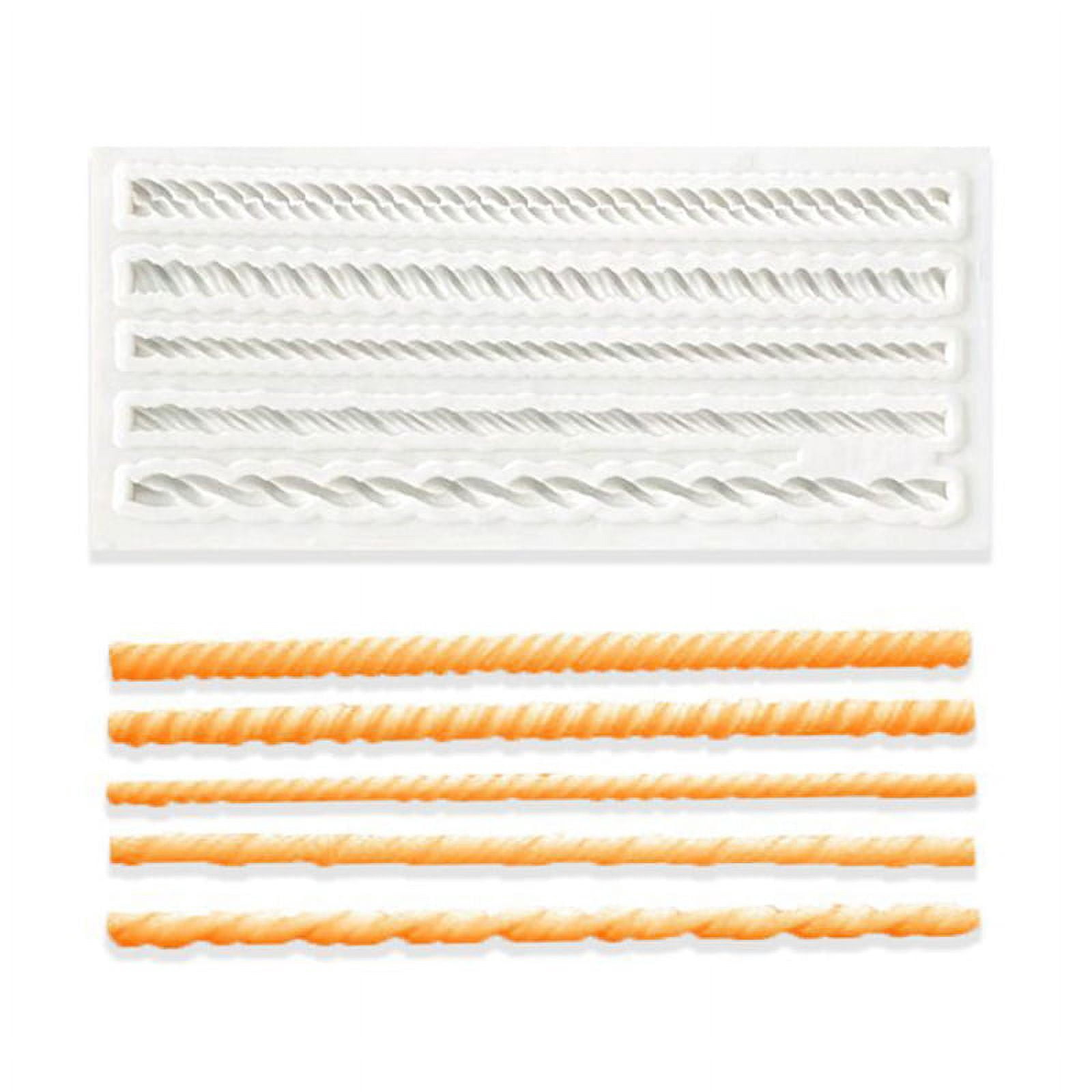 Five Braided Rope Silicone Mold Kitchen DIY Dessert Fondant Cake ...