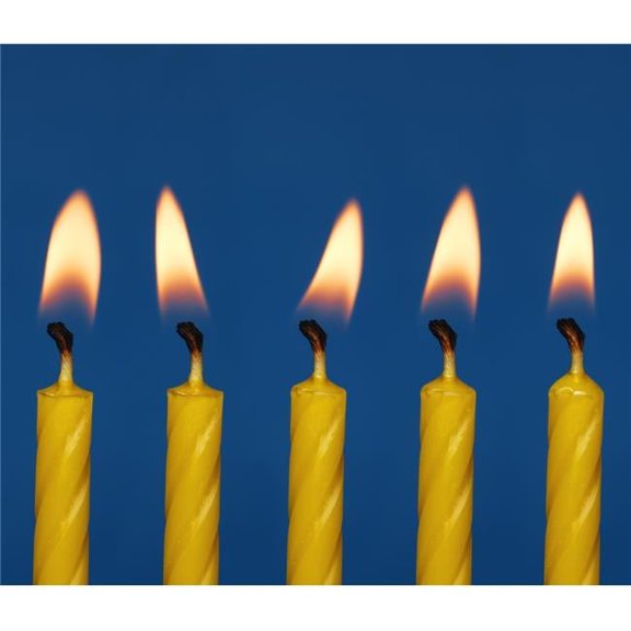 Five Candles Burning Poster Print by Darren Greenwood, 30 x 24 - Large