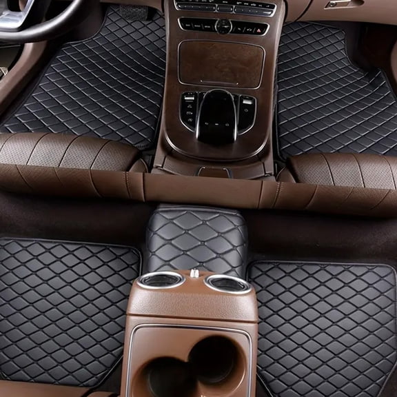 Five Car Floor Protectors Impermeable Continuous Plan Against Slip Texture Multiple Model Agreement Strong Permanent Use