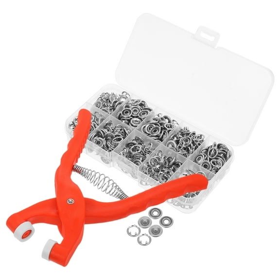SOPOTUTU 1Set Snap Fasteners Kit Metal Button Press Tool for Home Use Suitable for Bags Jackets and Sewing Accessories