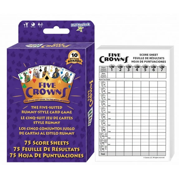 Five Crowns Scorepad