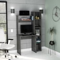 thumbnail image 1 of Five - Cubby Home Desk | Suitable for Daily Work Use | Built with Durable Particle Board | Addresses Storage Jumble, 1 of 5