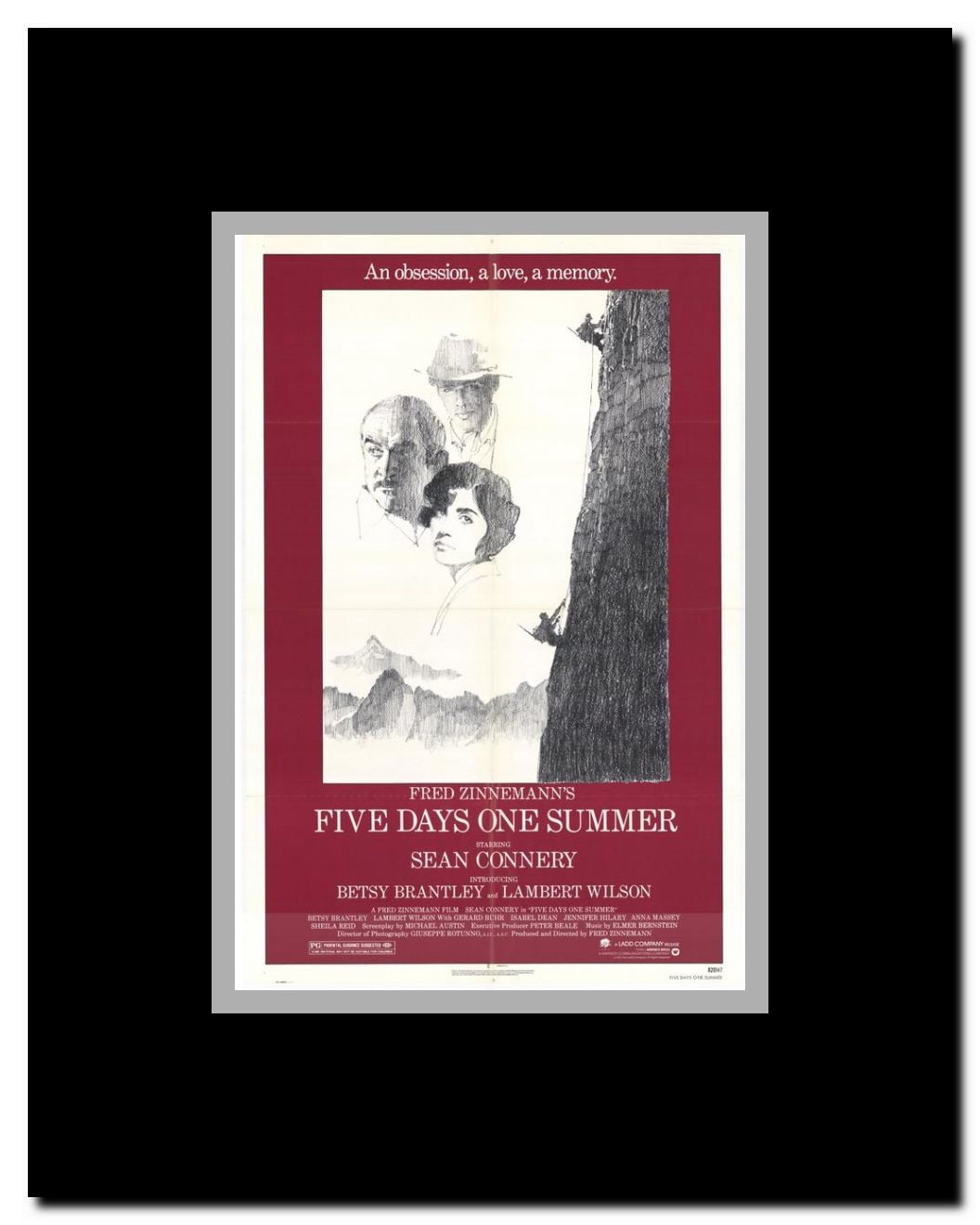 Five Days One Summer Framed Movie Poster