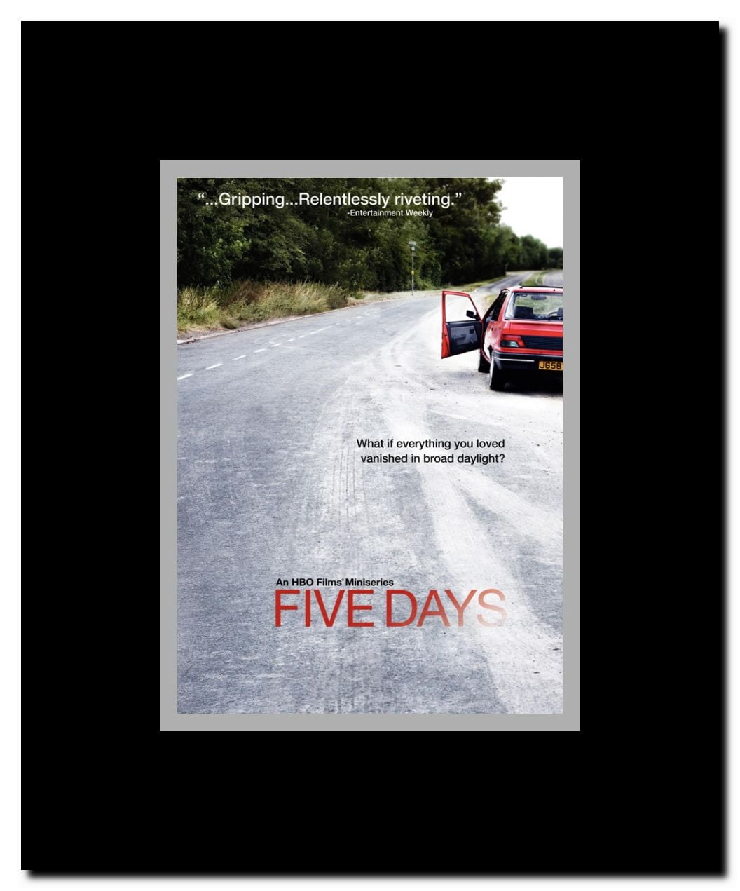 Five Days (TV) Framed Movie Poster