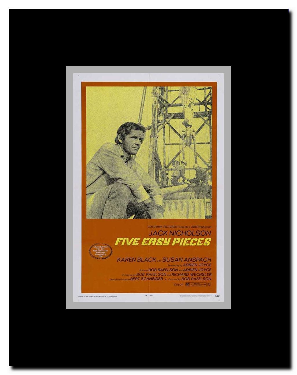 Five Easy Pieces Framed Movie Poster