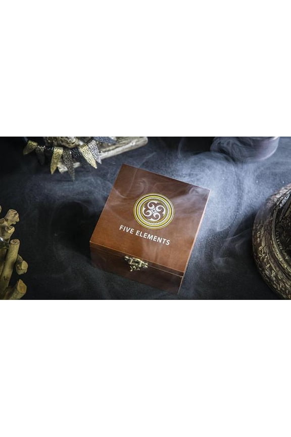 Five Elements Playing Cards Wooden Collection Set with 5 Dice by TCC