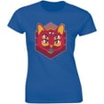 thumbnail image 1 of Five Eyes Cat Scary Cute Monster Cartoon Animal Pet Lover Gift Women T-Shirt, 1 of 4