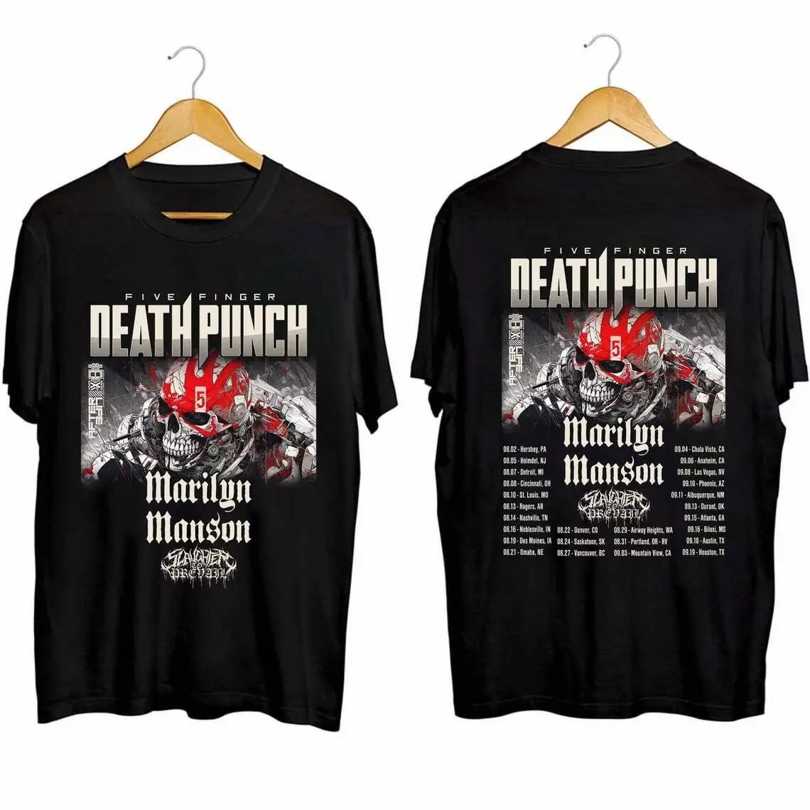 Five Finger Death Punch 2024 Tour Shirt, Five Finger Death Punch Band Fan Shirt