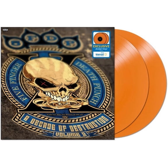 Five Finger Death Punch - A Decade Of Destruction, Vol. 2 (Amber Vinyl) (Walmart Exclusive) - Music & Performance [Exclusive]