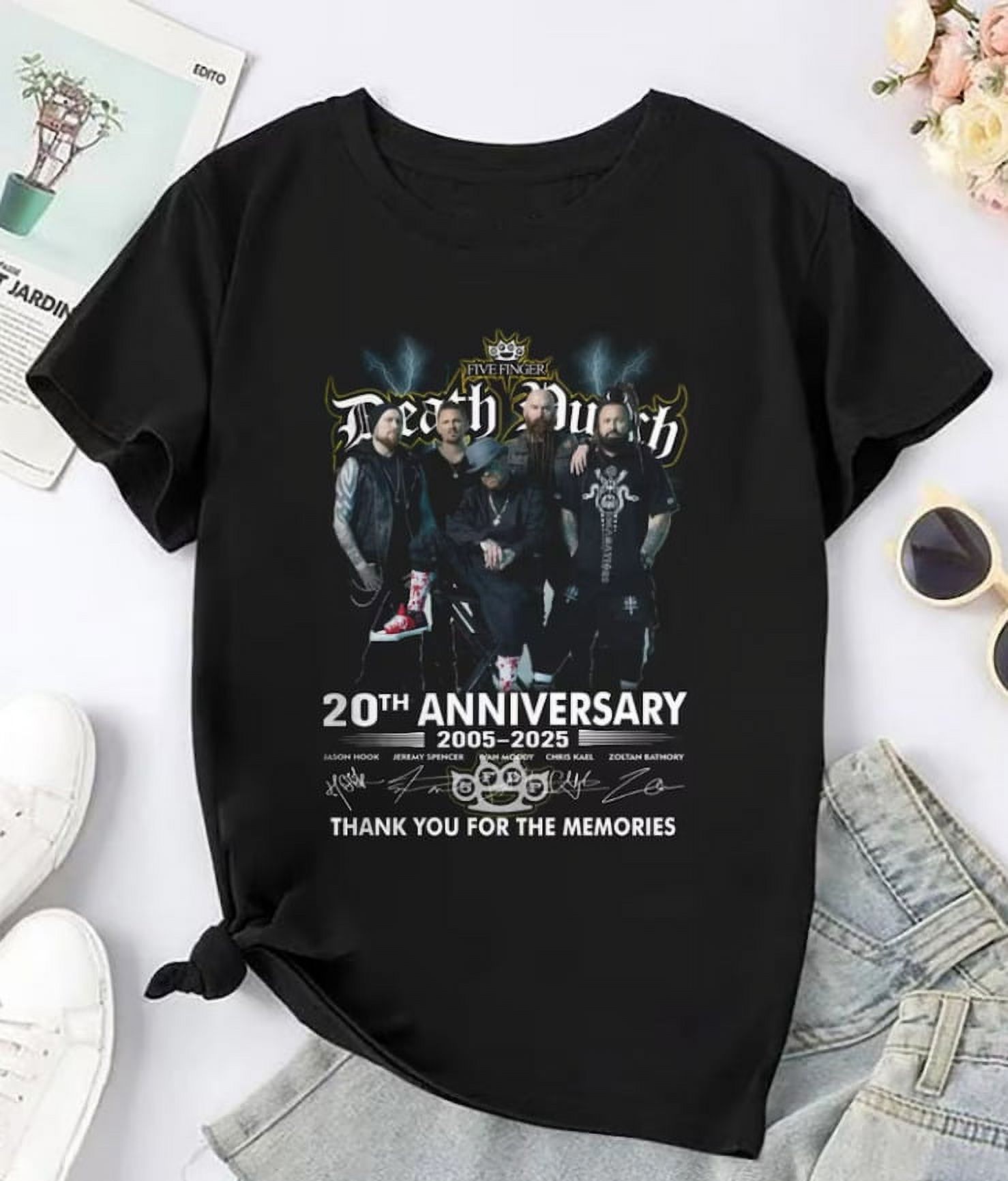 Five Finger Death Punch Band 20th Anniversary Shirt, Five Finger Death
